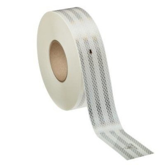 Светоотражающая микропризматическая лента 3М для маркировки белая