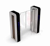 Скоростная электронная проходная турникет DC Brushless с распашными створками ПАРА