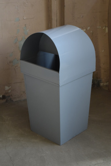 Урна для мусора мусорка уличная Руслан 2 серая