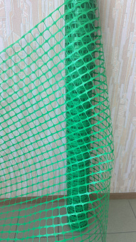 Сетка сигнальная аварийная аварийное ограждение Mantella  ЗЕЛЁНАЯ 1,5х25 40х45